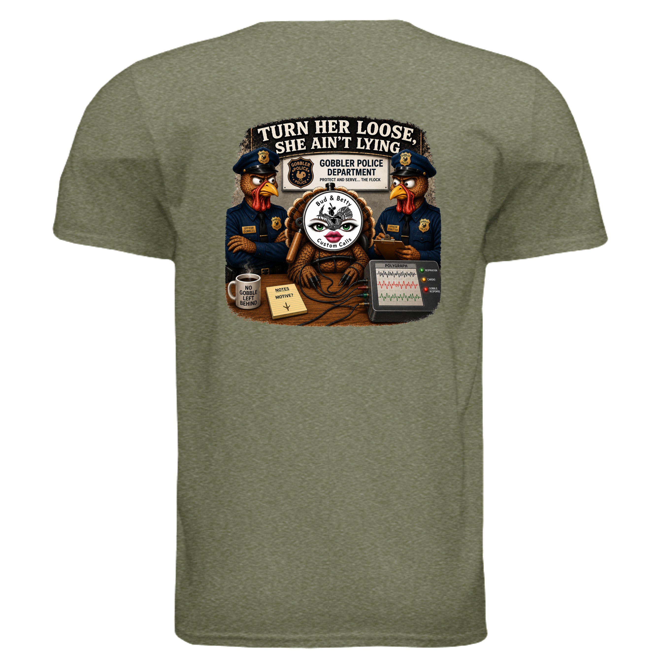 HEATHER MILITARY GREEN - G640 - BACK